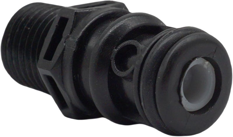 SeaSierra Boat Marine 8838TM6 Quick Connect Universal Sprayless Male Connector for Mercury Yamaha Honda Suzuki Johnson Evinrude Outboard Fuel Tank with Standard 1/4" NPT Fitting - Image 3